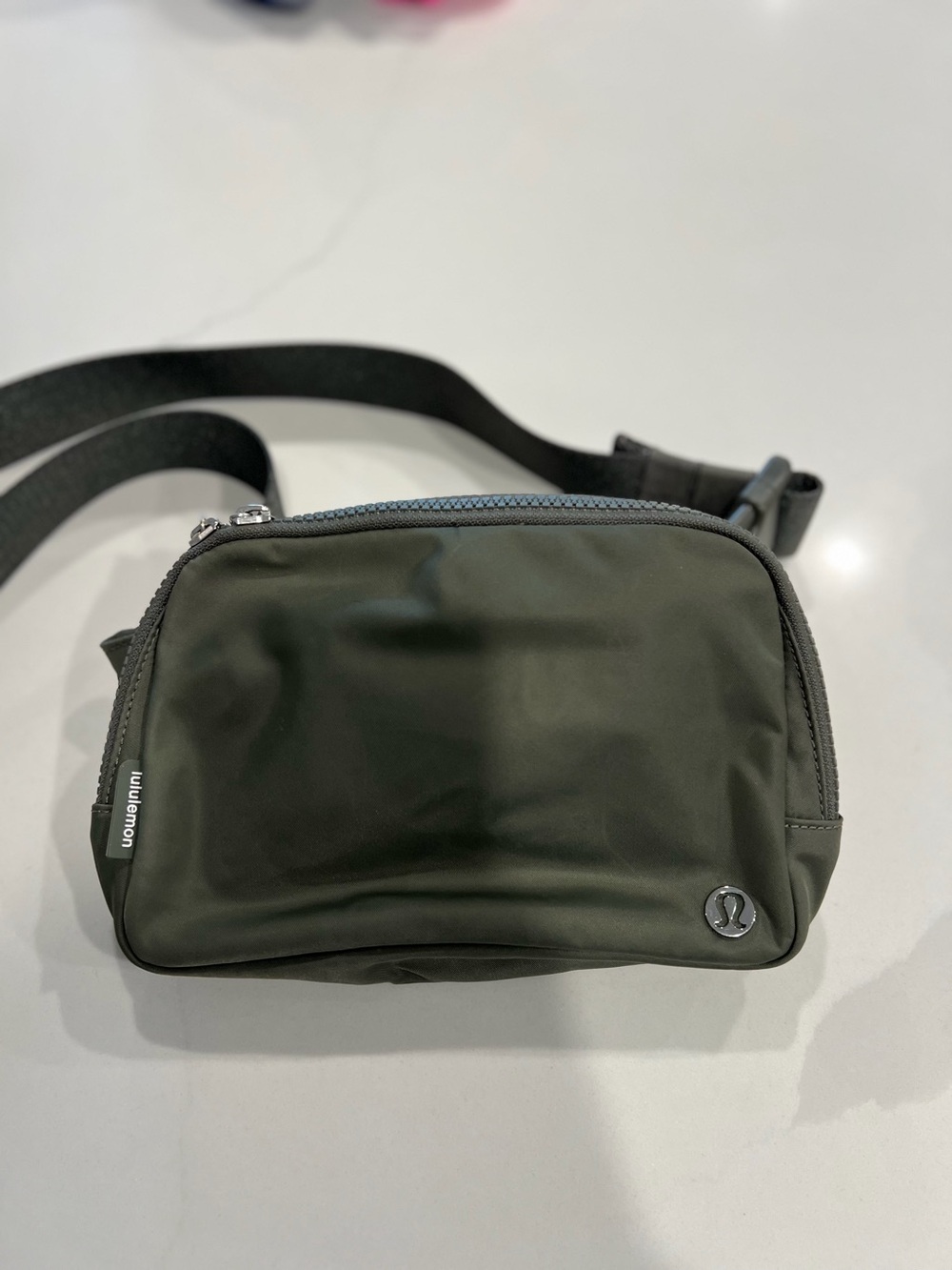 Lululemon- Army Green Belt Bag - good condition